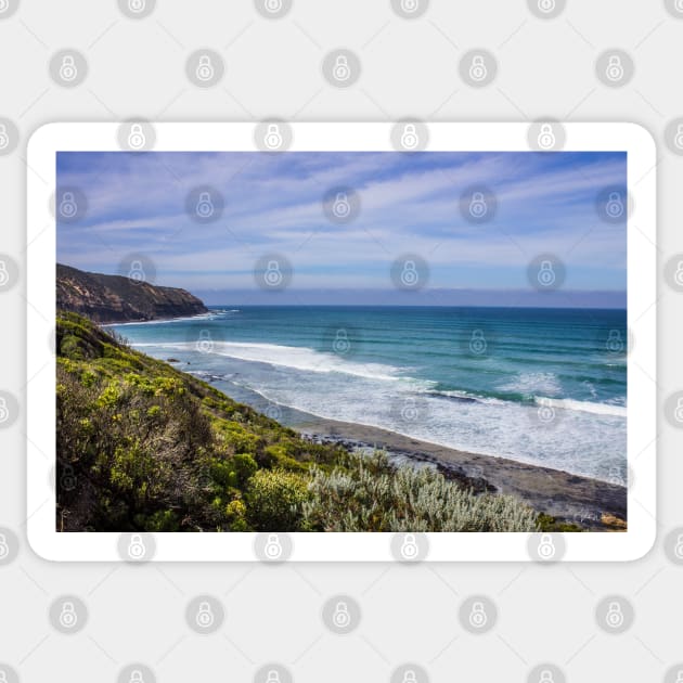 Fingal Beach, Cape Schanck, Mornington Peninsula, Victoria, Australia. Sticker by VickiWalsh